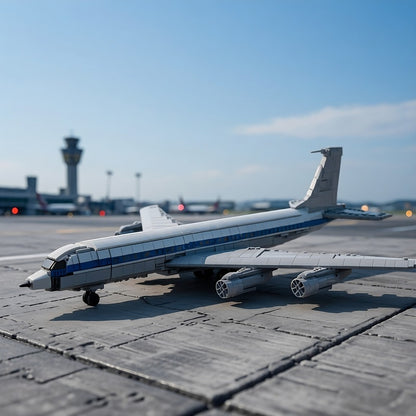 707-320B Four-Engine Jetliner MOC Building Kit | 1:80 Scale - 2