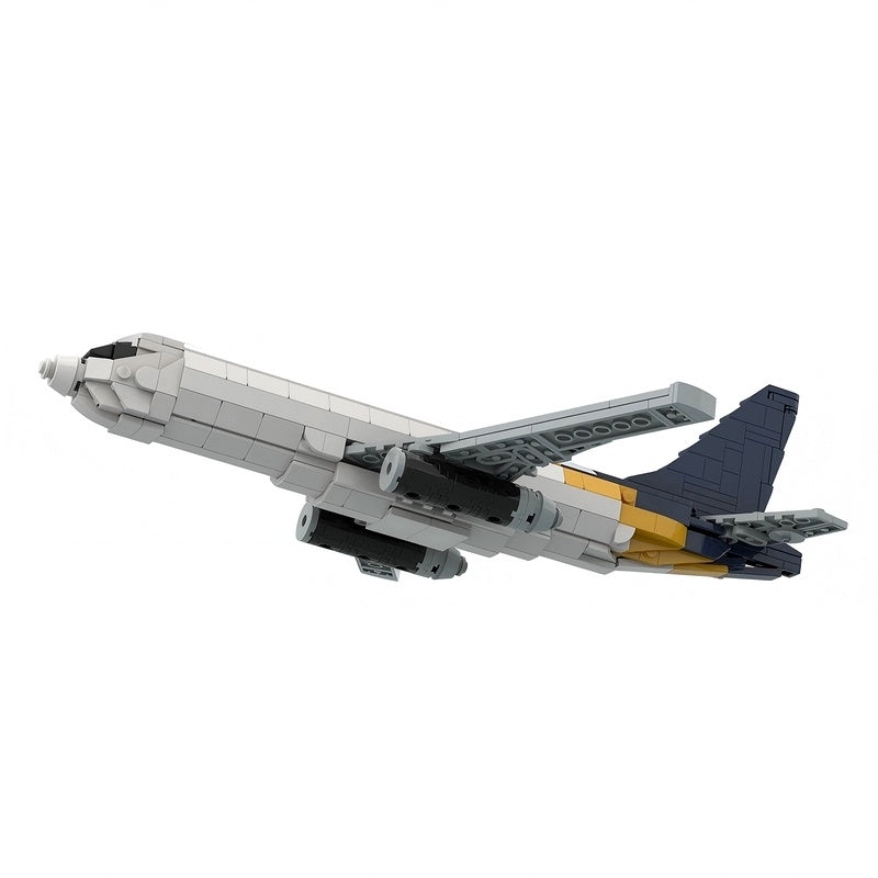 737-200 Passenger Aircraft MOC Building Kit | 1:100 Scale Model - 1