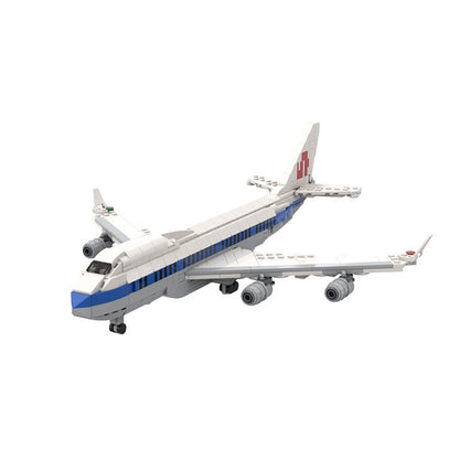 747-400 Wide Body Aircraft MOC Building Kit | 1:200 Commercial Jet Model - 3