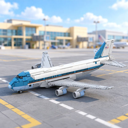 747 Air Force One Four-Engine Aircraft MOC Building Kit - 2