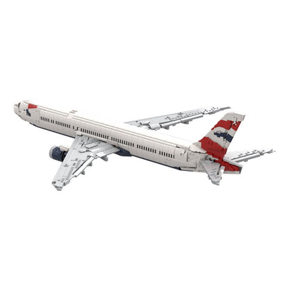 777-300ER British Flag Livery Commercial Aircraft Building Kit | Compatible MOC - 5