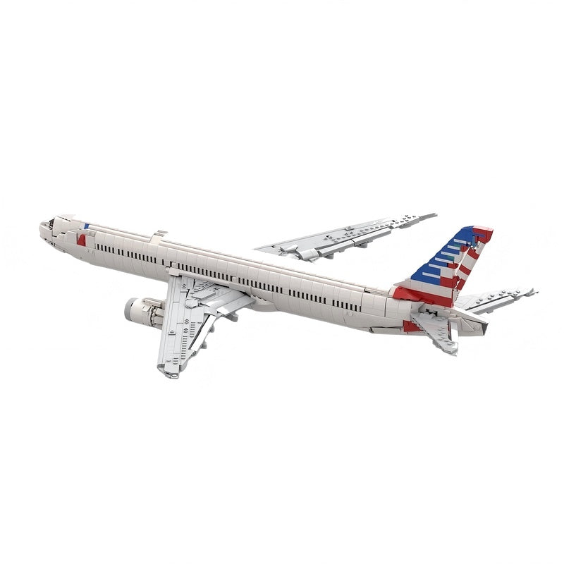 777-300ER Widebody Aircraft MOC Building Kit | Passenger Plane Model - 2