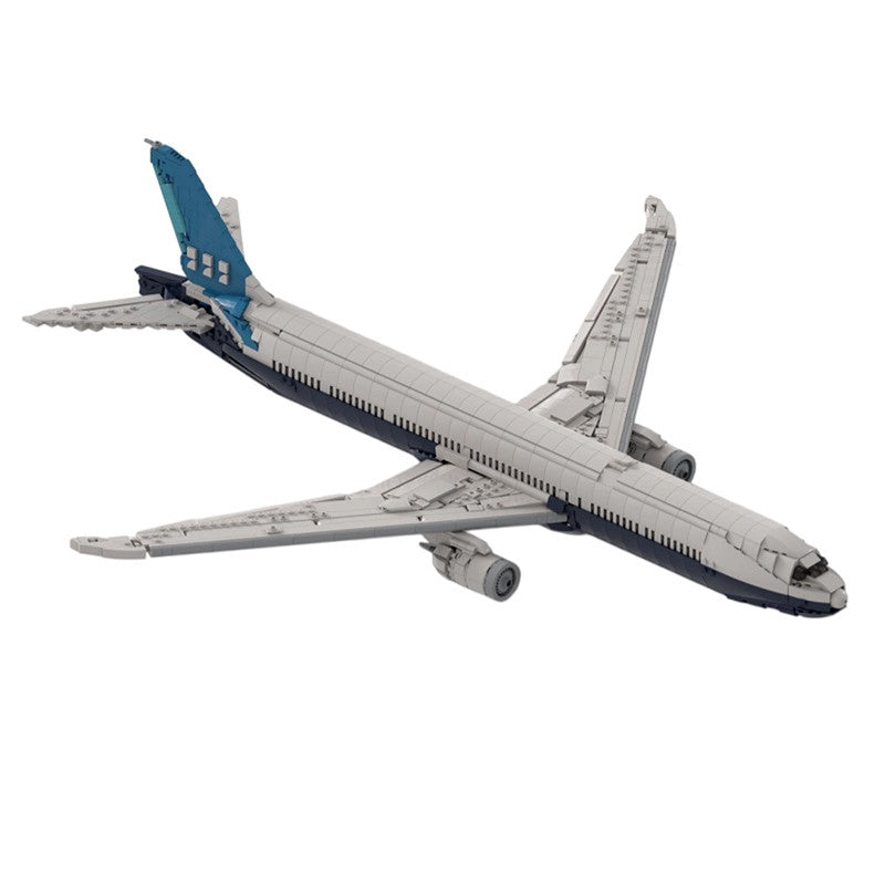 777X Wide-Body Commercial Airliner Building Kit | LEGO-Compatible MOC - 2