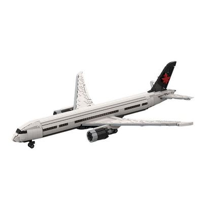 787-9 MOC Commercial Aircraft Building Kit | 1:100 Scale Jet Model - 6