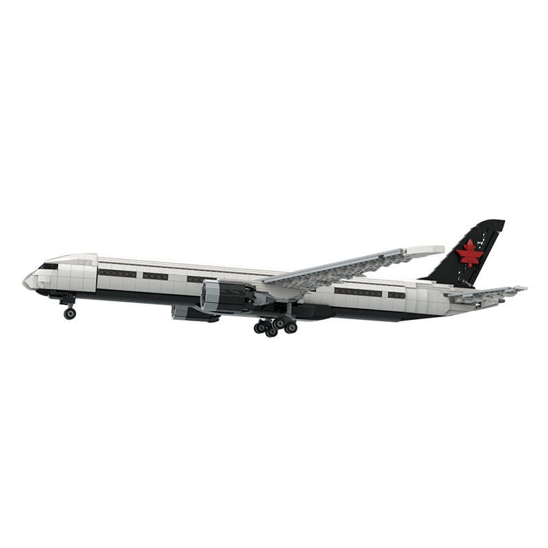 787-9 MOC Commercial Aircraft Building Kit | 1:100 Scale Jet Model - 9