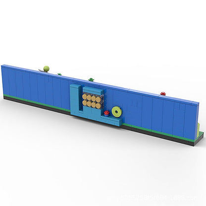 8-Bit Side Scroller Skyline Building Kit | LEGO-Compatible MOC - 3
