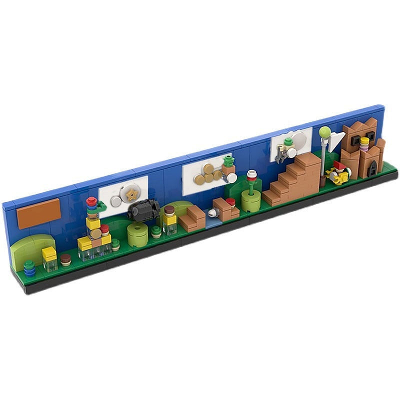 8-Bit Side Scroller Skyline MOC Retro Pixel Building Kit - 1