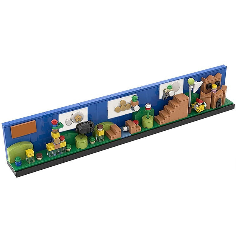 8-Bit Side Scroller Skyline MOC Retro Pixel Building Kit - 4