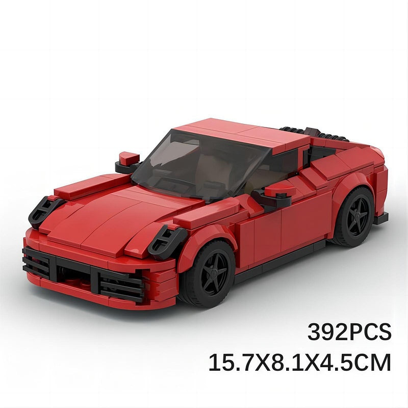 8-Stud 911-Style Turbo Sports Car Building Kit | LEGO-Compatible MOC - 4