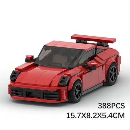 8-Stud 911-Style Turbo Sports Car MOC Building Kit - 10