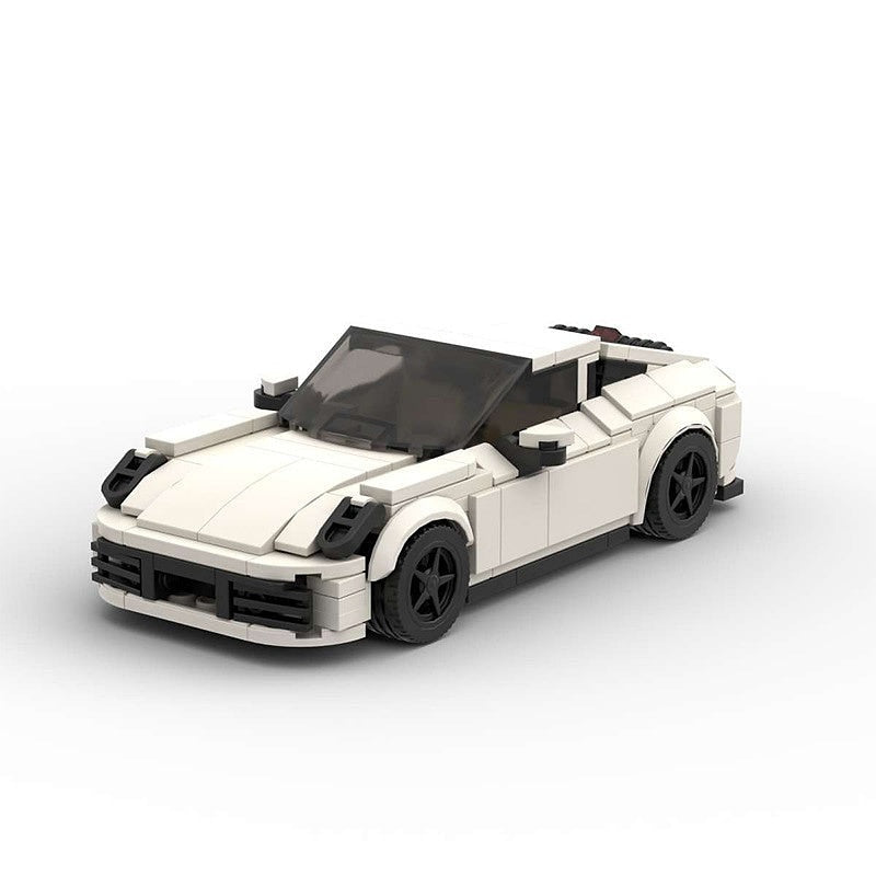 8-Stud 911-Style Turbo Sports Car MOC Building Kit - 5
