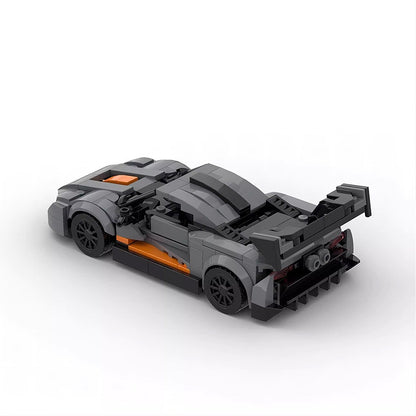8-Stud Wide British Hypercar Building Kit | LEGO-Compatible Speed Racer MOC - 2
