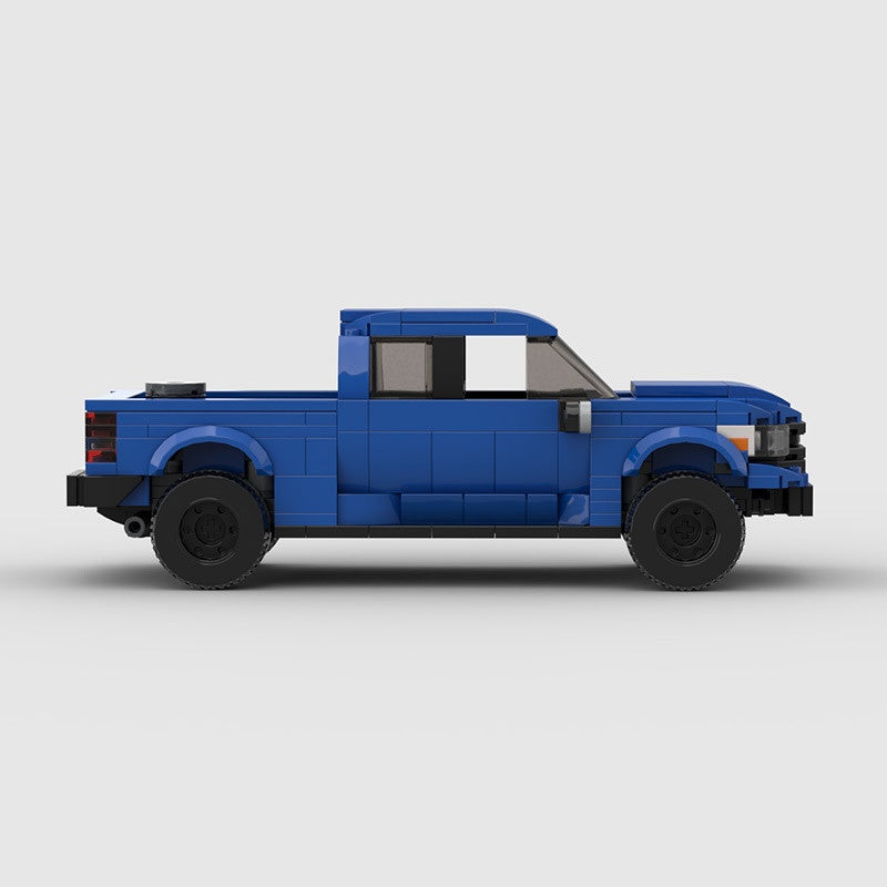 8 Stud Wide Pickup Truck Building Kit | LEGO-Compatible MOC - 3