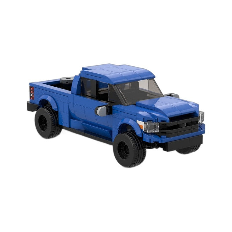 8 Stud Wide Pickup Truck Building Kit | LEGO-Compatible MOC - 5