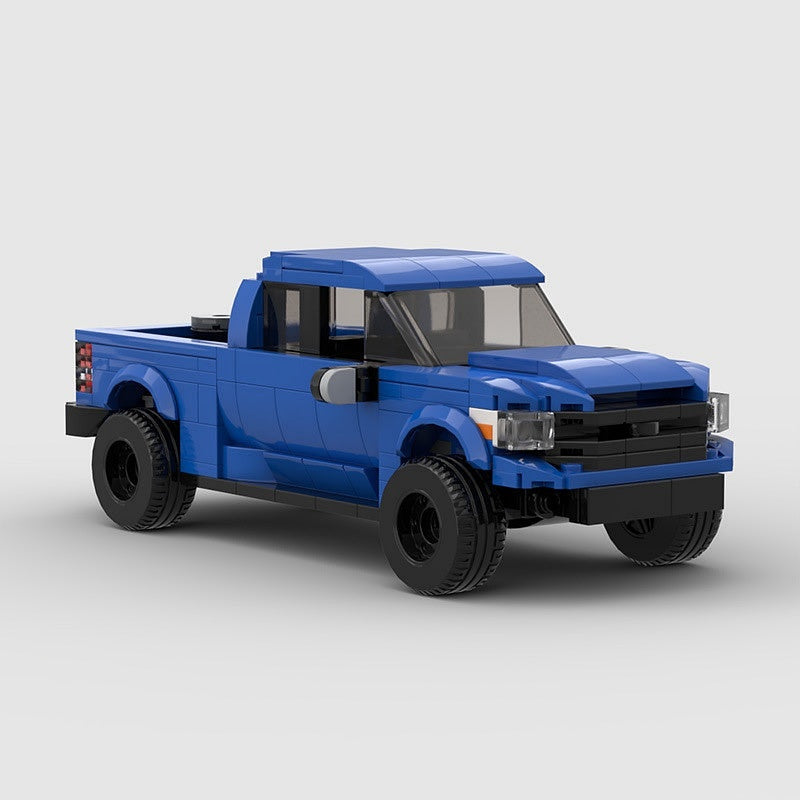 8 Stud Wide Pickup Truck MOC Building Kit | Detailed Vehicle Model - 2