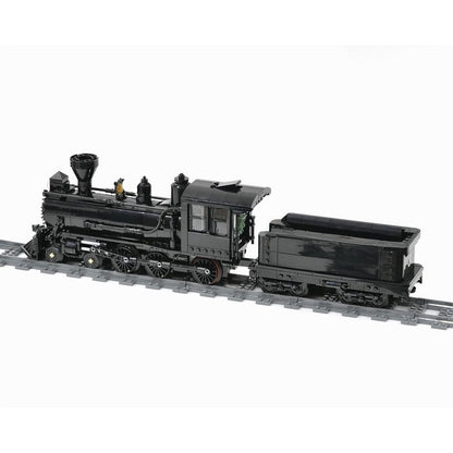 8-Wide 1890s American Steam Locomotive MOC Building Kit - 5