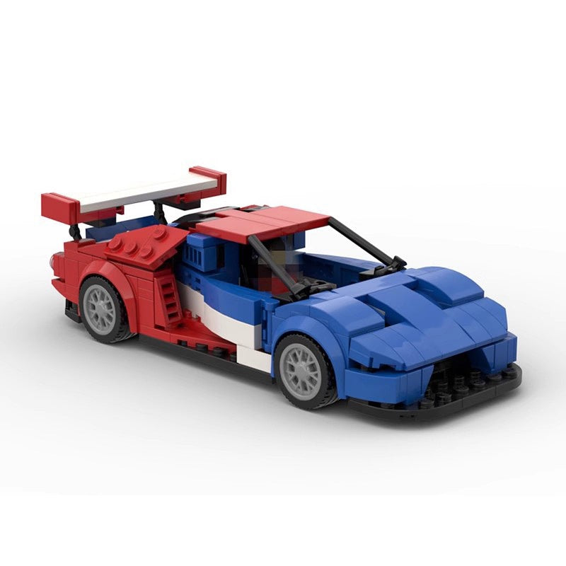 8-Wide 2016 Endurance Race Car Building Kit | LEGO-Compatible MOC - 1