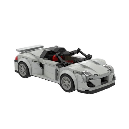 8-Wide 918 Hypercar Building Kit | LEGO-Compatible MOC - 2