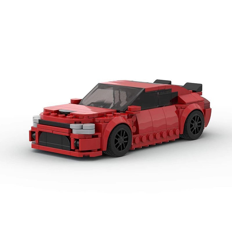 8-Wide Classic American Muscle Car MOC Building Kit | Vehicle Model - 2