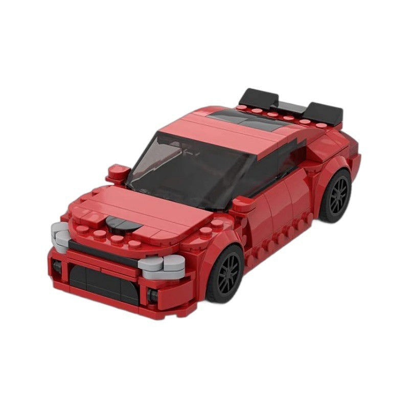 8-Wide Classic American Muscle Car MOC Building Kit | Vehicle Model - 5