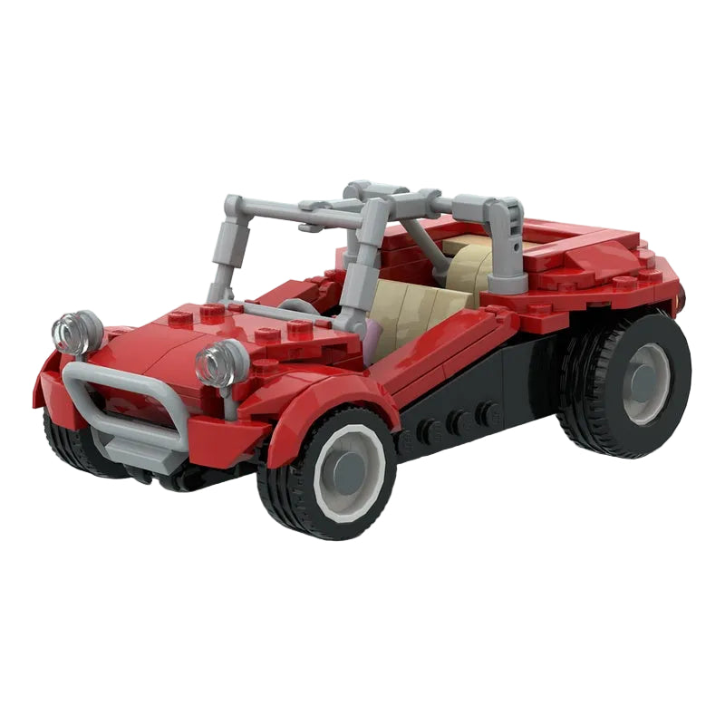 8-Wide Classic Beach Buggy MOC Building Kit - 1