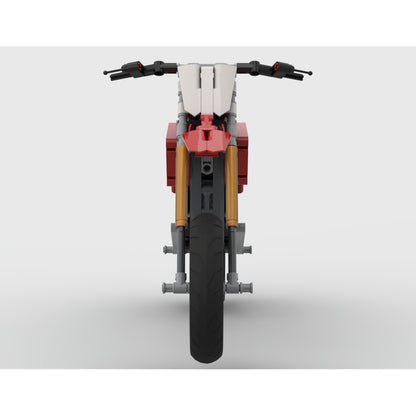 80HP Electric Supermoto Race Bike MOC Building Kit - 3