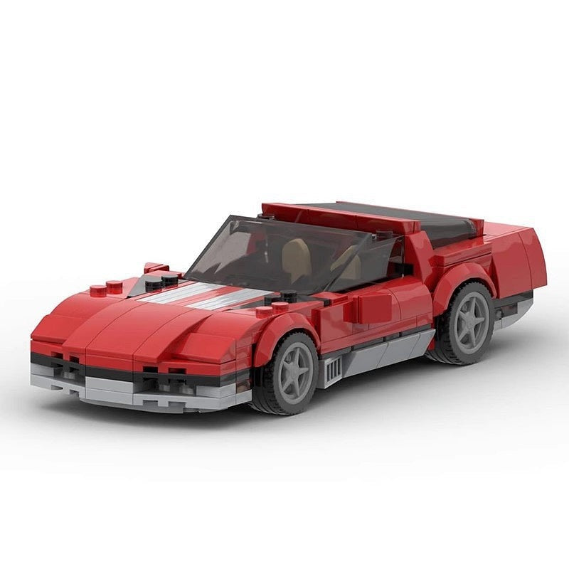 80s C4 American Sports Coupe MOC Building Kit - 1