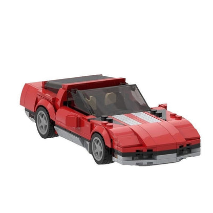 80s C4 American Sports Coupe MOC Building Kit - 5