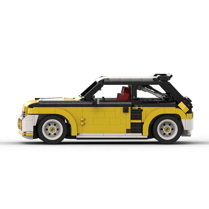 80s Turbo Rally Hatchback Building Kit | LEGO-Compatible MOC - 2