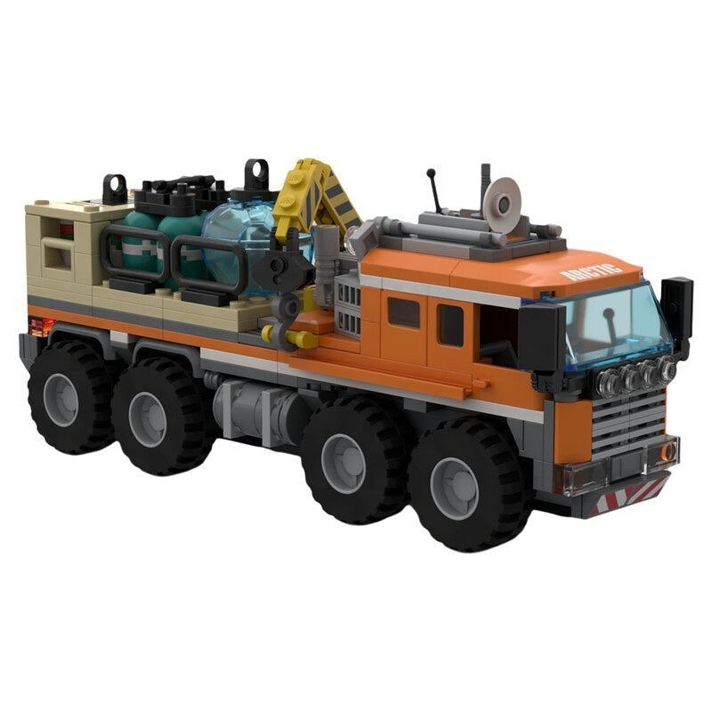 8x8 Arctic Cargo Expedition Truck MOC Building Kit - 4