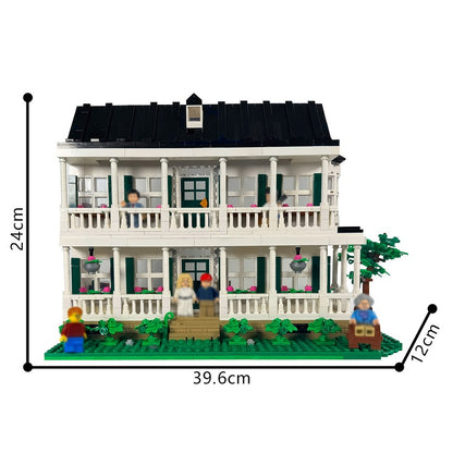 90s Classic Film Southern Family Home Building Kit | Compatible MOC - 1
