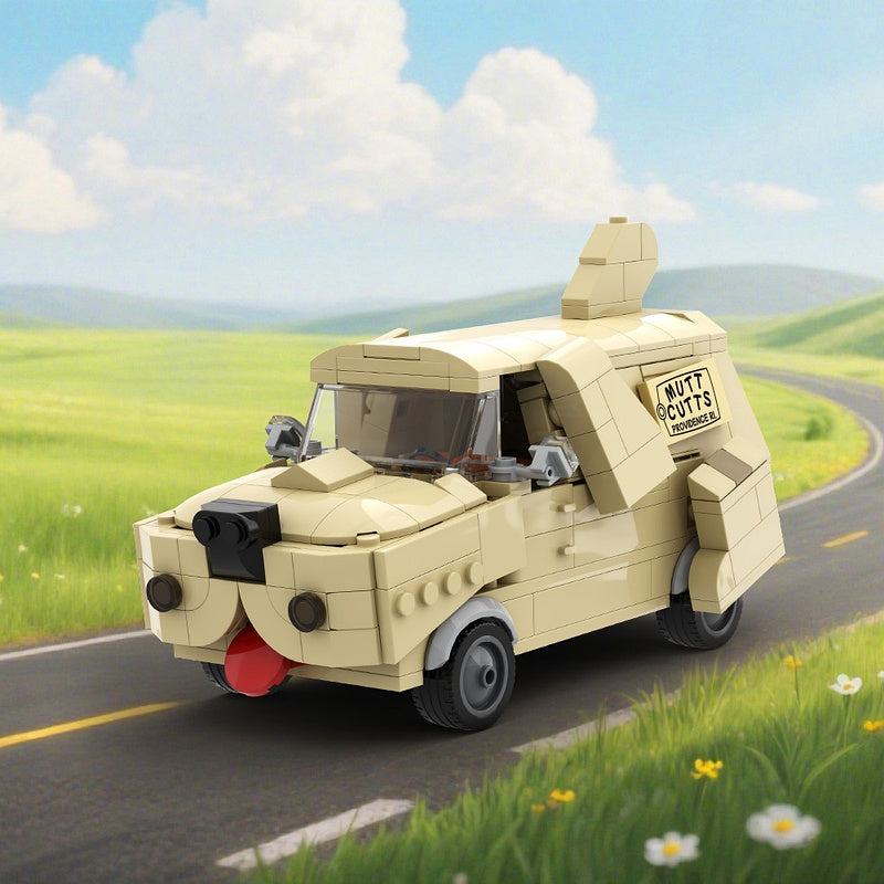 90s Comedy Shaggy Sheepdog Van Building Kit | LEGO-Compatible MOC - 2