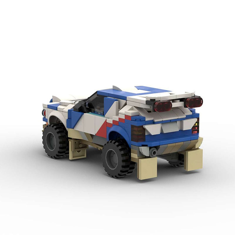 90s Italian Desert Rally Hatchback Building Kit | LEGO-Compatible MOC - 3