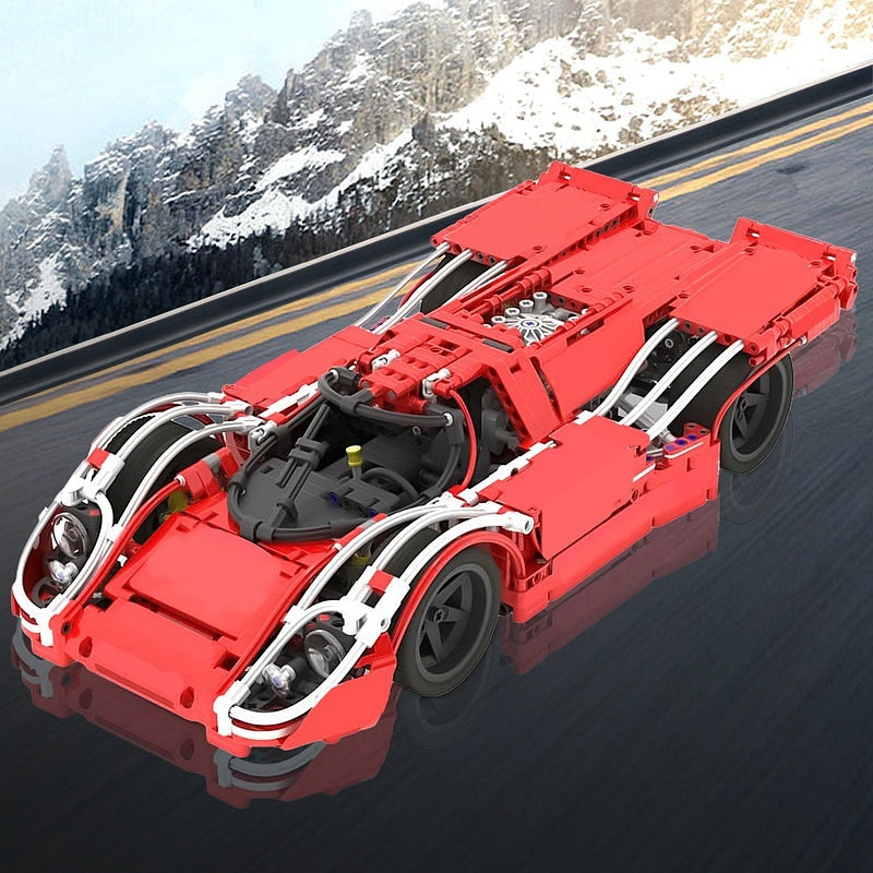 917K Racing Sports Car MOC Building Kit | Classic Motorsport Vehicle - 2