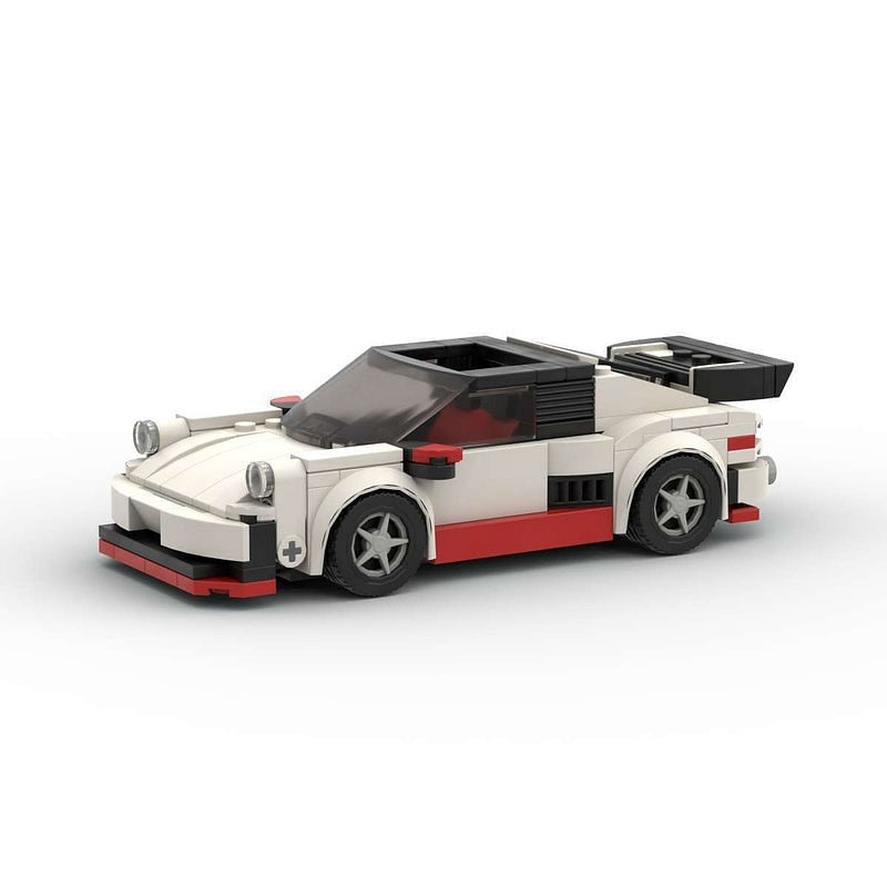 930 Targa Turbo Retro Sports Car MOC Building Kit - 1