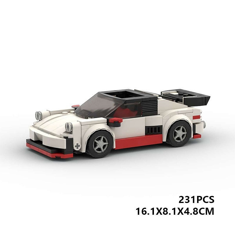 930 Targa Turbo Retro Sports Car MOC Building Kit - 6