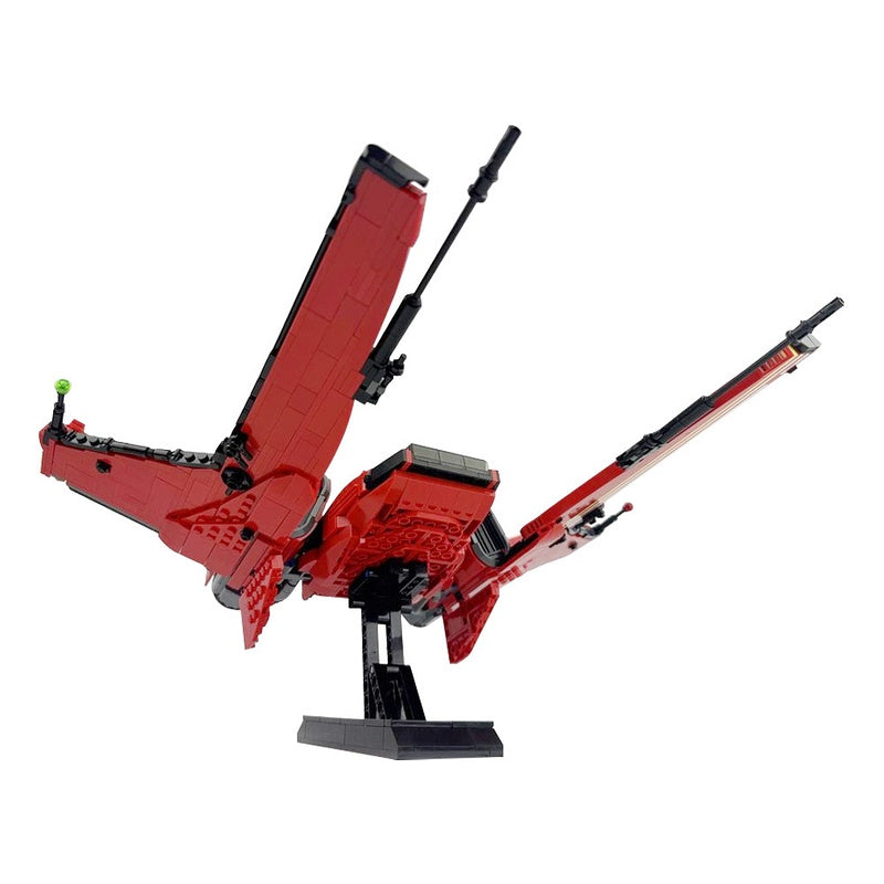 984 Tempest NDX Bounty Hunter Starfighter Building Kit | LEGO-Compatible MOC - 5