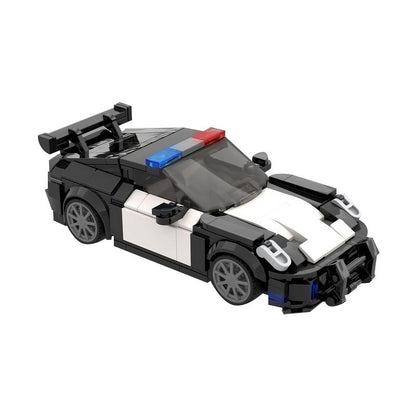 992-Style GT Sports Police Interceptor Building Kit | Compatible MOC - 1