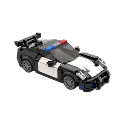 992-Style GT Sports Police Interceptor Building Kit | Compatible MOC - 2