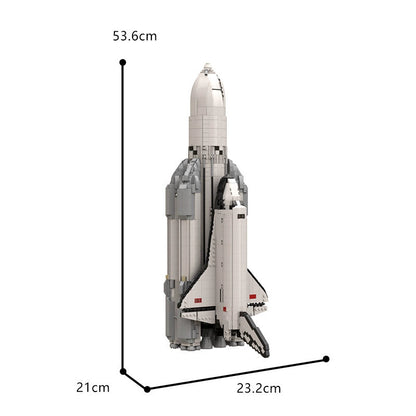 Buran Space Shuttle MOC Building Kit | 1:110 Scale Aerospace Model