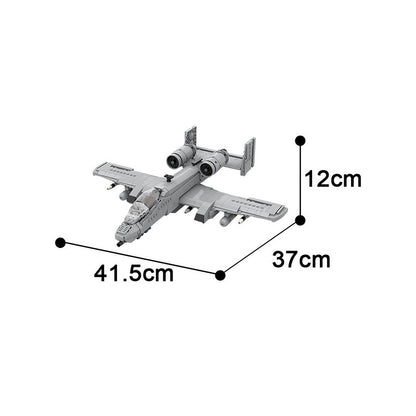 A-10 Thunderbolt II MOC Aircraft Building Kit | Military Aviation Model - 4