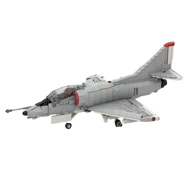 A-4 Skyhawk 1:35 Military Fighter Jet MOC Building Kit - 1