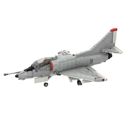 A-4 Skyhawk 1:35 Military Fighter Jet MOC Building Kit - 1