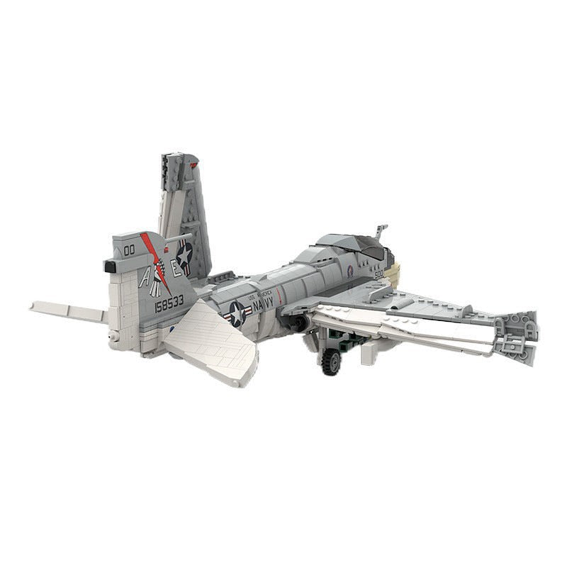 A-6E Intruder Attack Aircraft MOC Building Kit | 1:35 Scale Model - 3