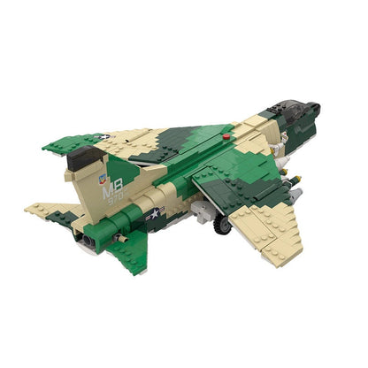 A-7D Corsair II MOC Building Kit | 1:35 Scale Aircraft Model - 2