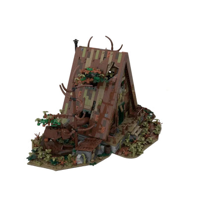 A-frame cabin Apocalypse Version Building Kit | LEGO-Compatible MOC - 2