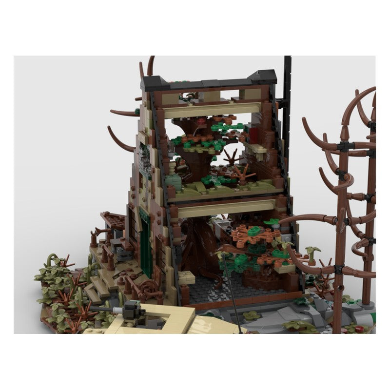 A-frame cabin Apocalypse Version Building Kit | LEGO-Compatible MOC - 3