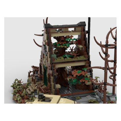 A-frame cabin Apocalypse Version Building Kit | LEGO-Compatible MOC - 3