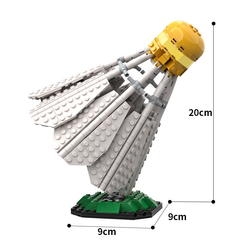 A Giant Shuttlecock Building Kit | LEGO-Compatible MOC - 4