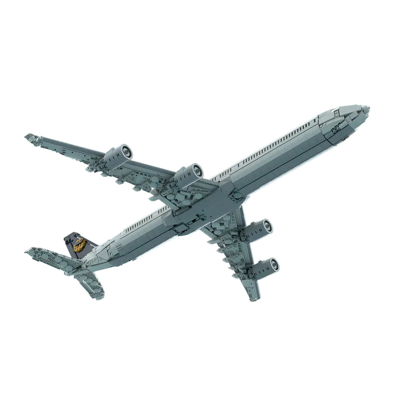 A340-600 Widebody Aircraft MOC Building Kit | Long Passenger Plane Model - 3